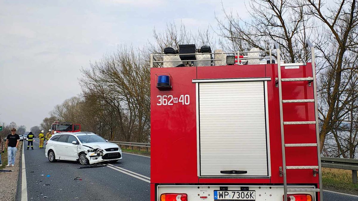 Zdarzenie drogowe w Starym Duninowie