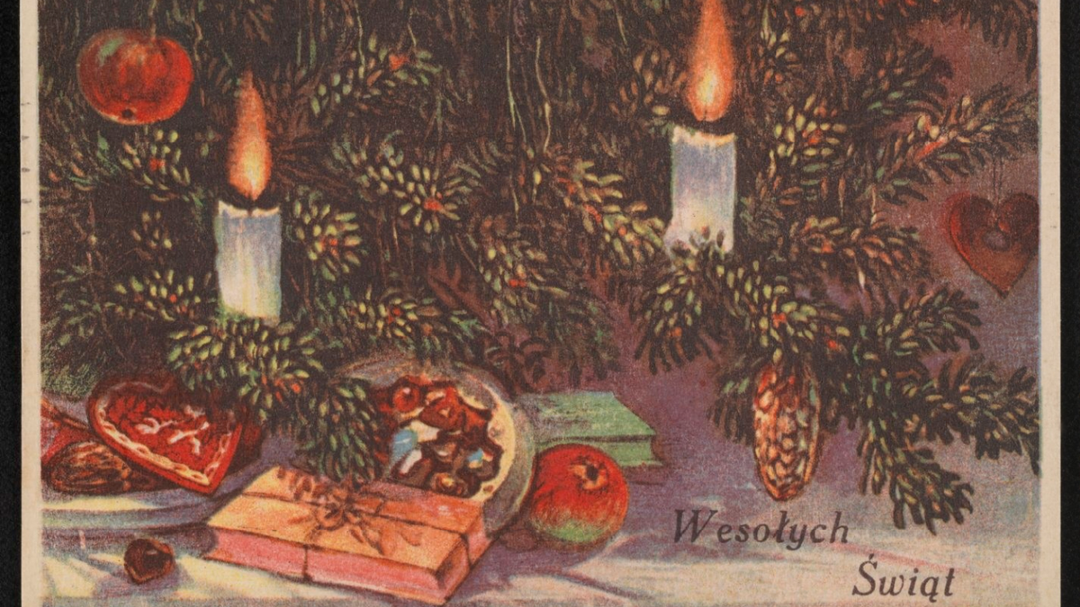 Pocztówka świąteczna przed 1926 roku
