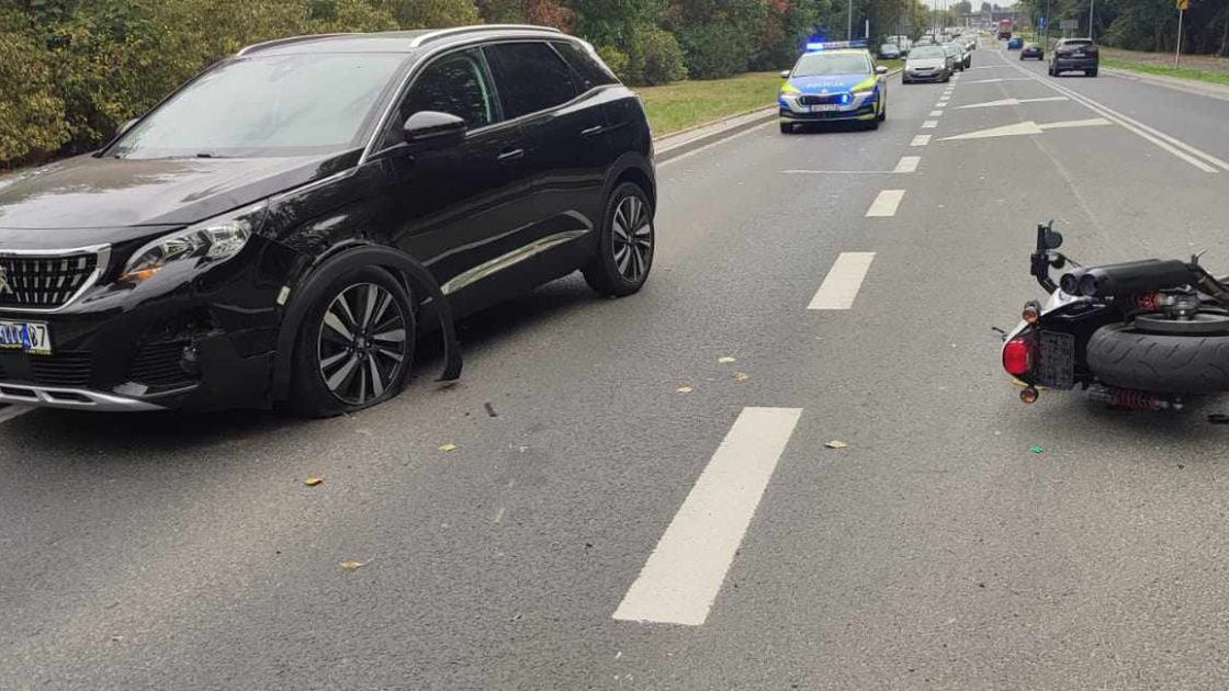 Wypadek na ul. Łukasiewicza