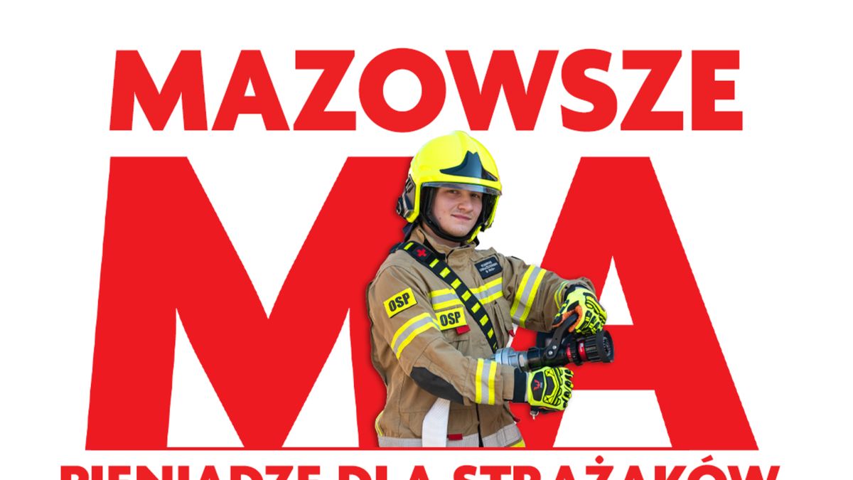 Dodatkowe pieniądze dla mazowieckich OSP