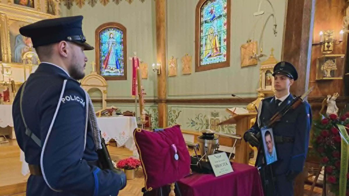 Pożegnanie podinspektora Artura Mroczka 