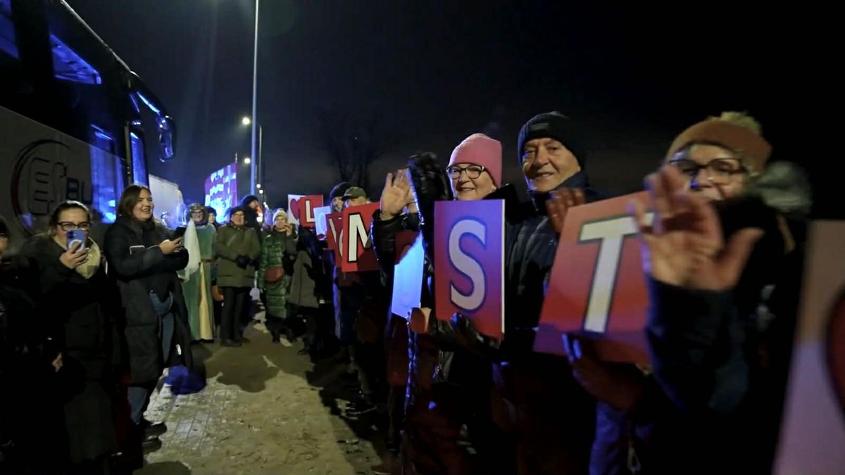 Pojednanie Świecian i Chełmnian na moście 