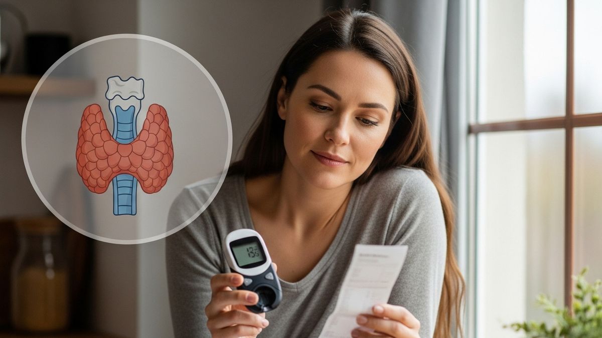 kobieta, zdrowie, tarczyca, cukier