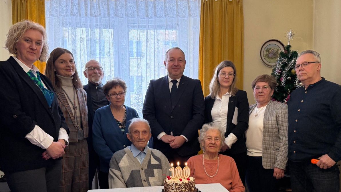 Prezydent Ostrowca Świętokrzyskiego z wizytą u p. Lewandowskiego