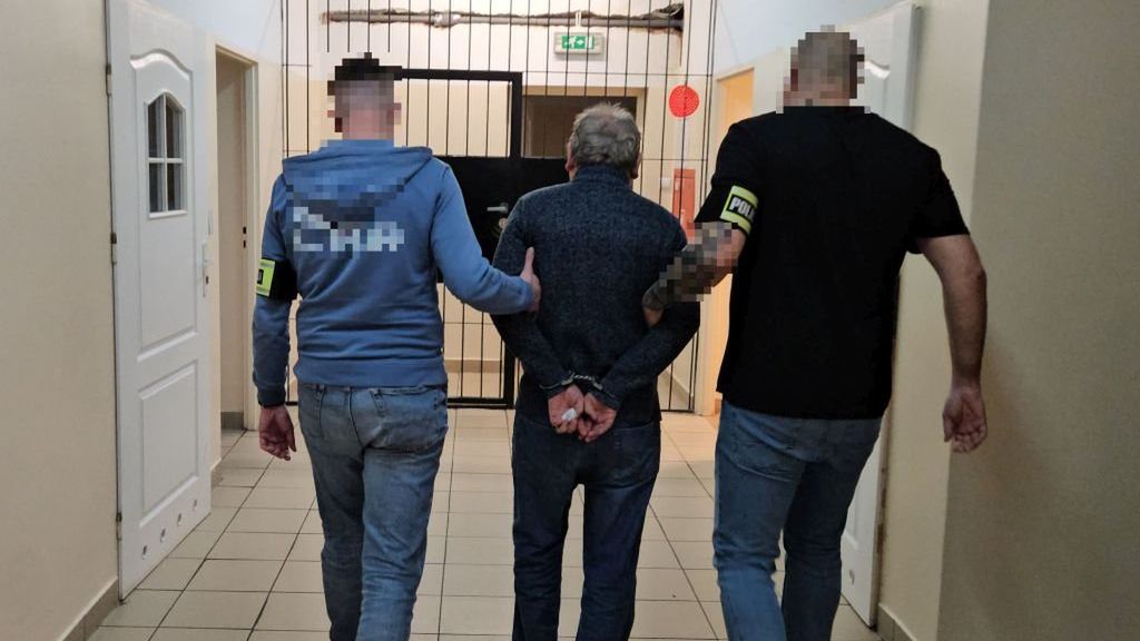 Zatrzymany mężczyzna