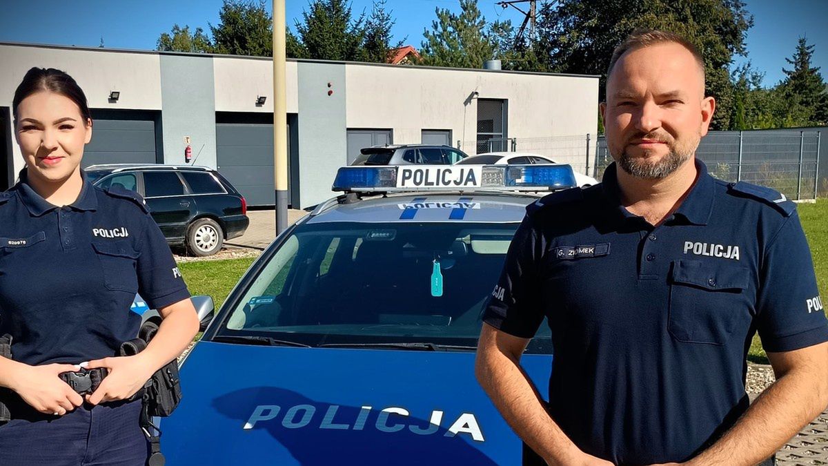 Policjanci uratowali mężczyznę