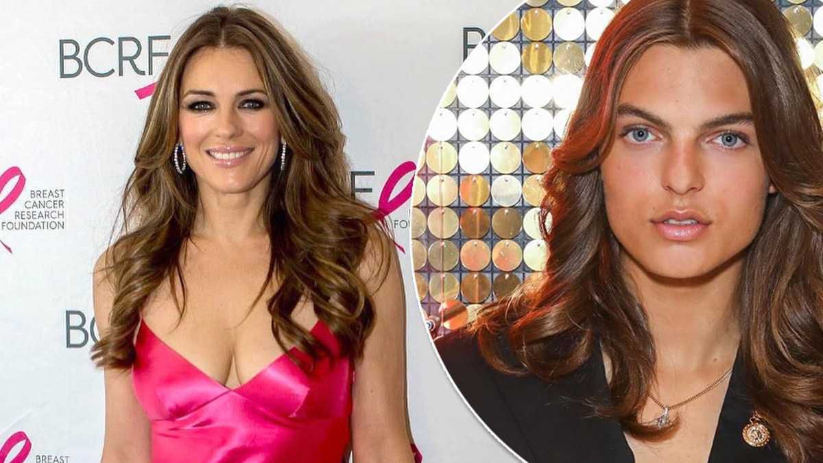 Syn Elizabeth Hurley pokazał się w przerobionej kreacji swojej matki!  Wygląda oszałamiająco!