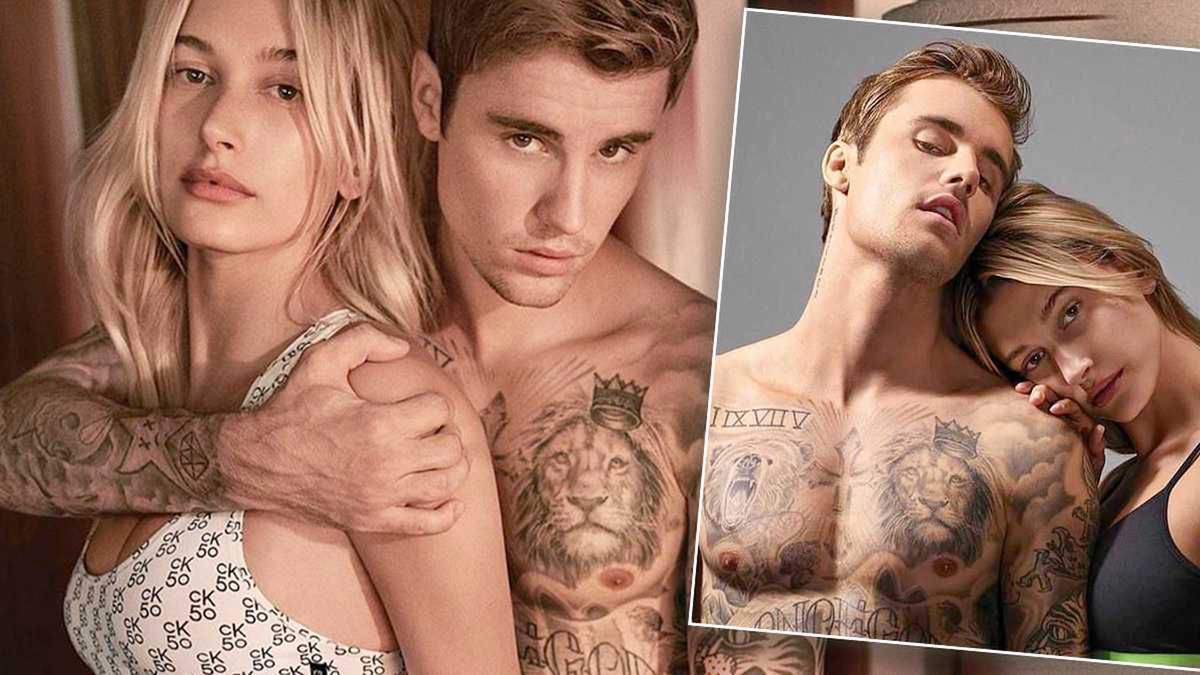 Justin Bieber z żoną w kampanii Calvina Kleina. Tak zmysłowej sesji jeszcze  nie było