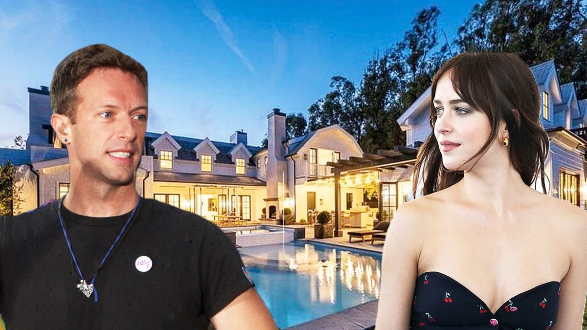 Dakota Johnson i Chris Martin zamieszkali w pięknej posiadłości. Cena zwala  z nóg podobnie jak wnętrza