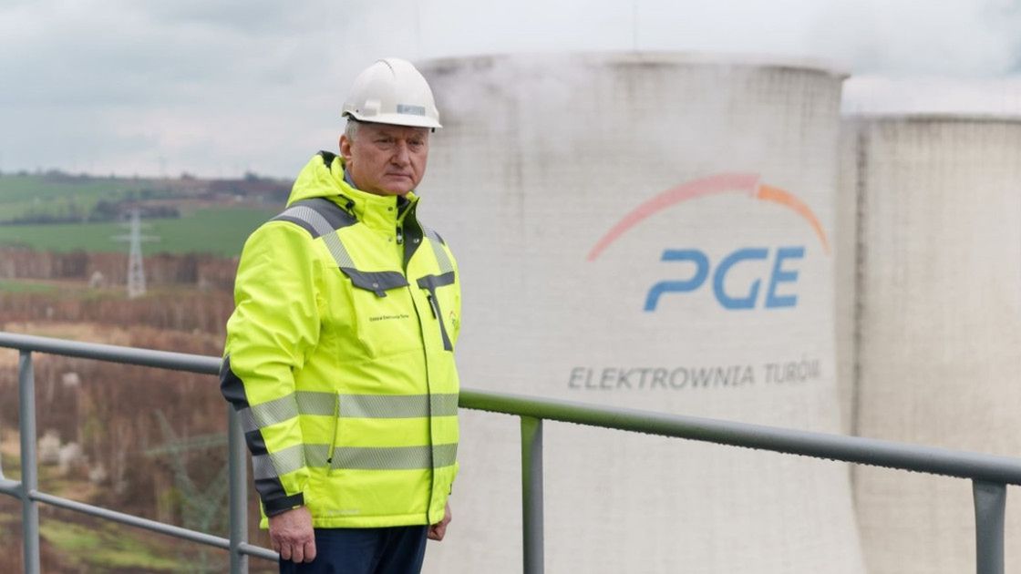 PGE Polska Grupa Energetyczna - Dariusz Marzec, prezes PGE, z wizytą
w Kompleksie Turów