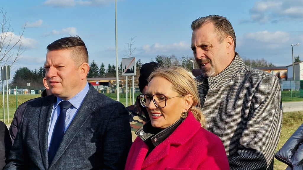 Konferencja prasowa Lewicy Płock dotycząca rozbudowy dróg