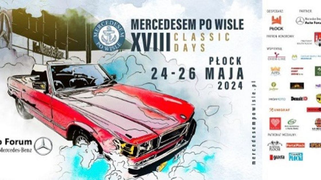 18. edycja Mercedesem po Wiśle Classic Days w Płocku