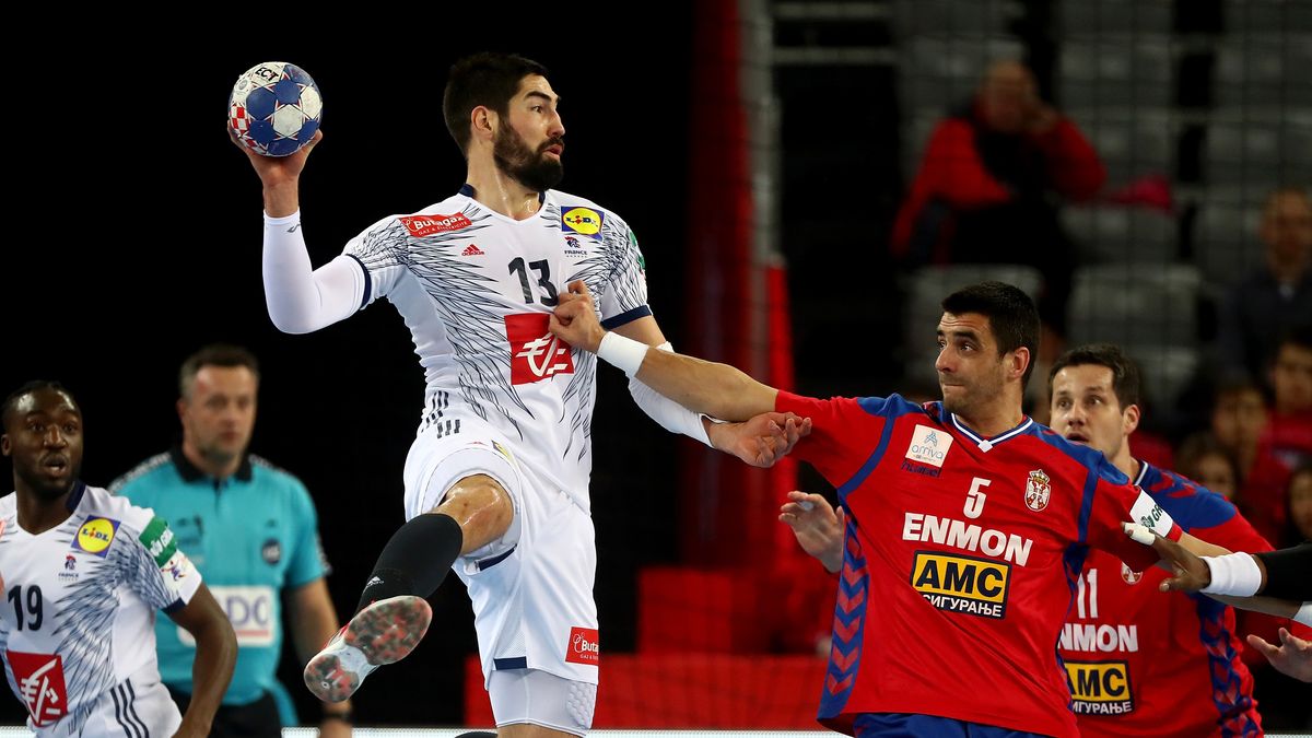 Zdjęcie okładkowe artykułu: Getty Images / Martin Rose / Nikola Karabatić (Francja) przy piłce podczas meczu z Serbią