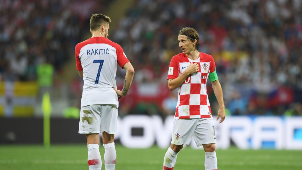 Zdjęcie okładkowe artykułu: Getty Images / Shaun Botterill / Na zdjęciu: Ivan Rakitić i Luka Modrić (z prawej)