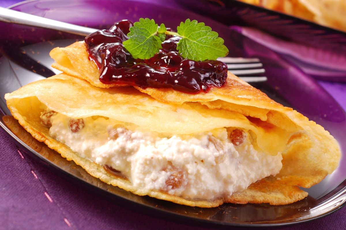 Frische Variante: Pfannkuchen mit Zitronenquark neu entdeckt