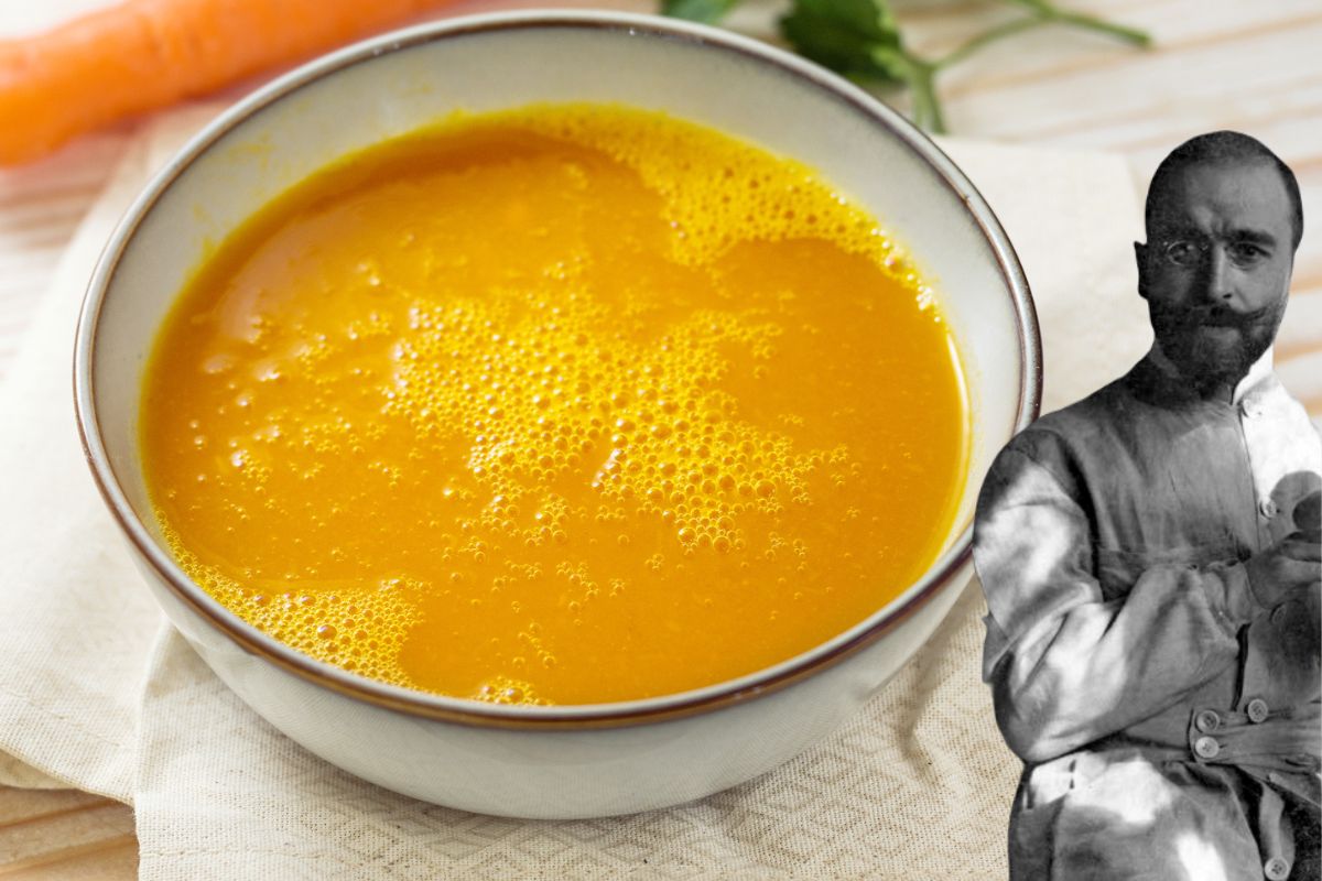 Austrian doctor's carrot soup. The historic remedy for dangerous