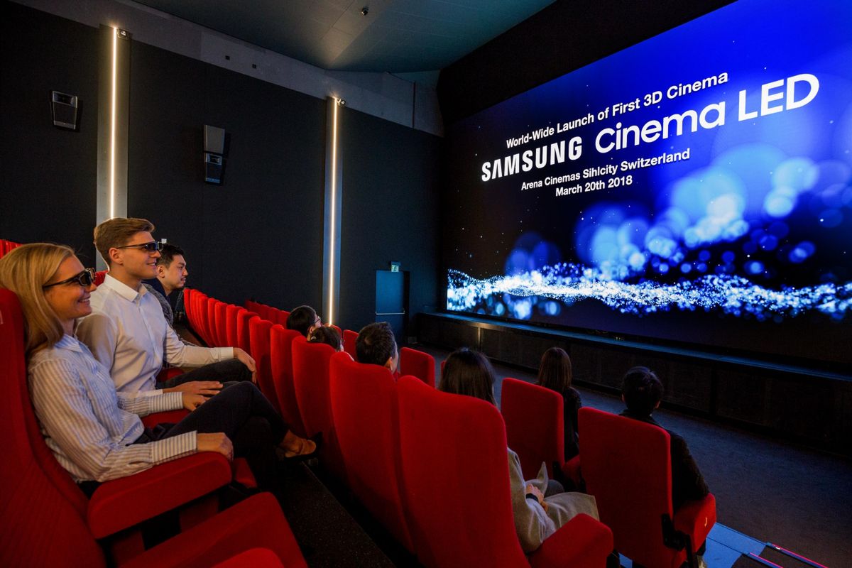 Ruszyło pierwsze na świecie kino z ekranem Samsung Cinema LED 3D