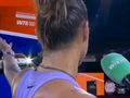 Sceny na korcie. Sabalenka nagle wskazała na Porsche