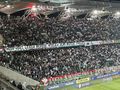 Kibice Legii wywiesili taki transparent i zaczęli krzyczeć. Było ostro