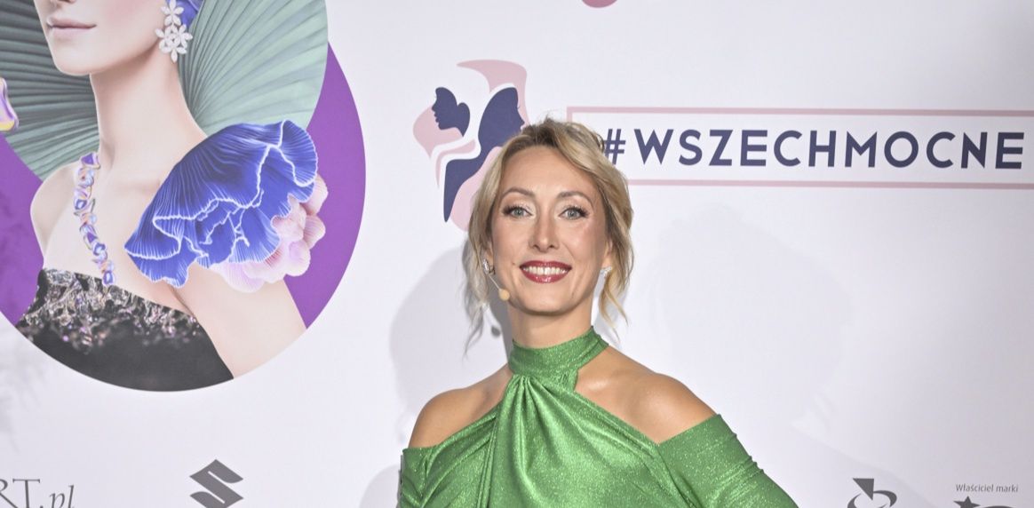 Anna Kalczyńska w zielonej kreacji na gali #Wszechmocne