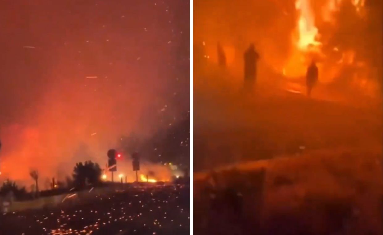 Fierce wildfires spread across Turkey and Greece amid strong winds