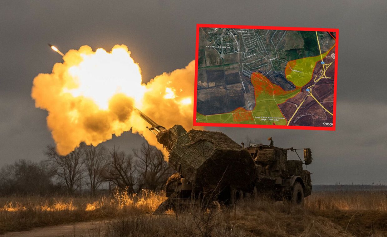 Éxito ruso en Avdiivka.  Bloquearon la carretera y capturaron a las tropas ucranianas. [RELACJA NA ŻYWO]