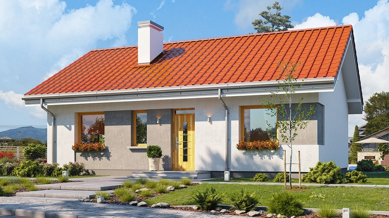 Tavaszi Hajlék típusterv – 68 m², 2 szoba + Nappali