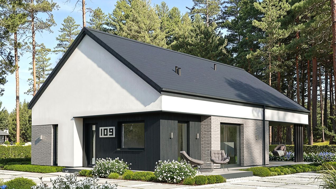 Fehér Kúria típusterv – 114 m², 3 szoba + Nappali