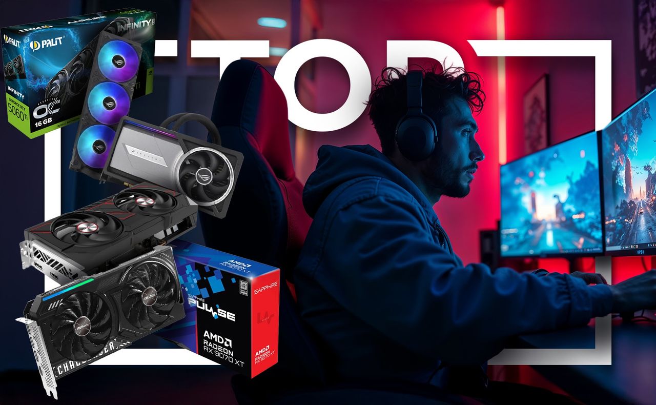 Najlepsze karty graficzne do gier. Polecane modele GeForce, Radeon i Arc