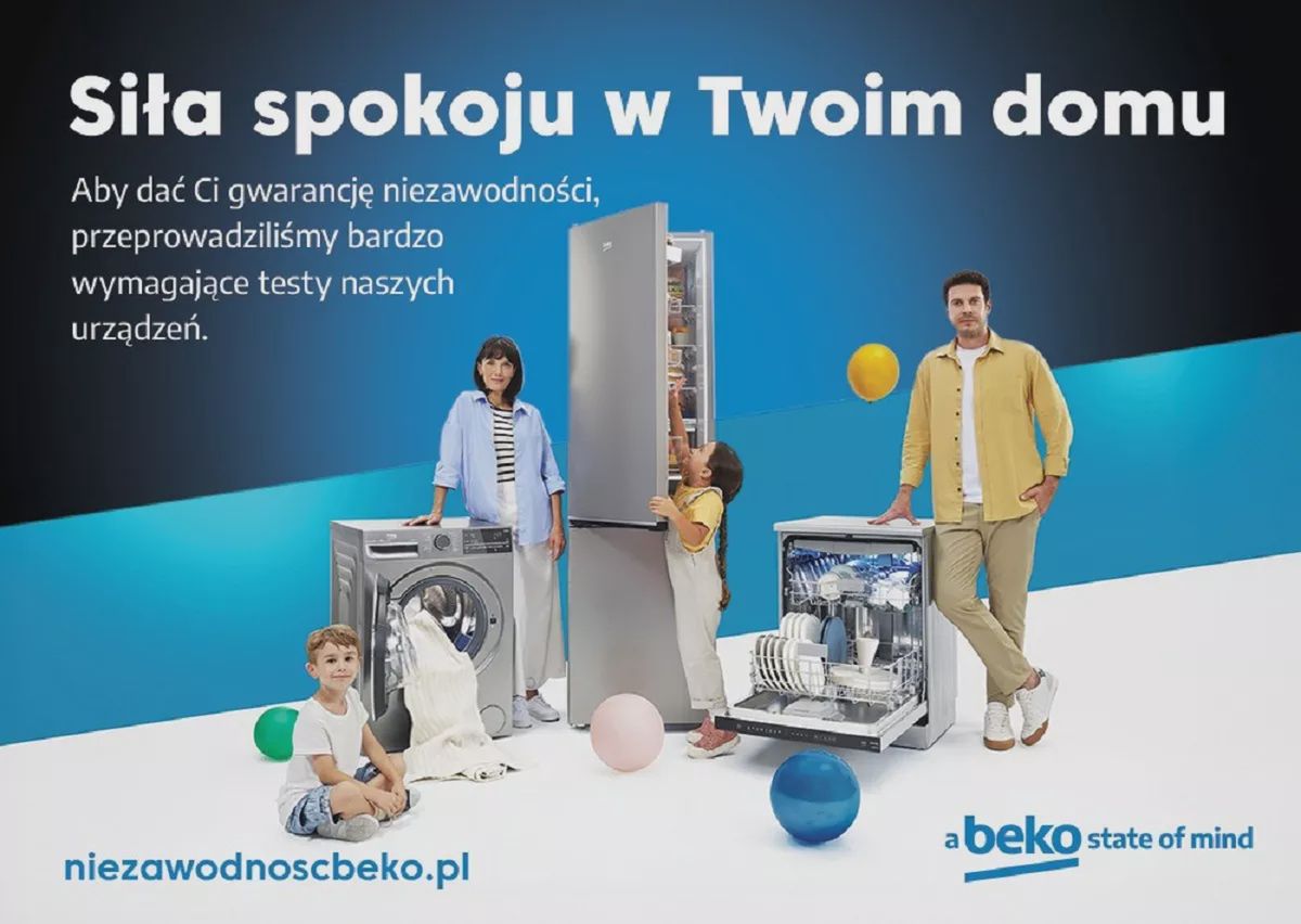 Beko w nowej kampanii przekonuje o "Sile spokoju w Twoim domu"