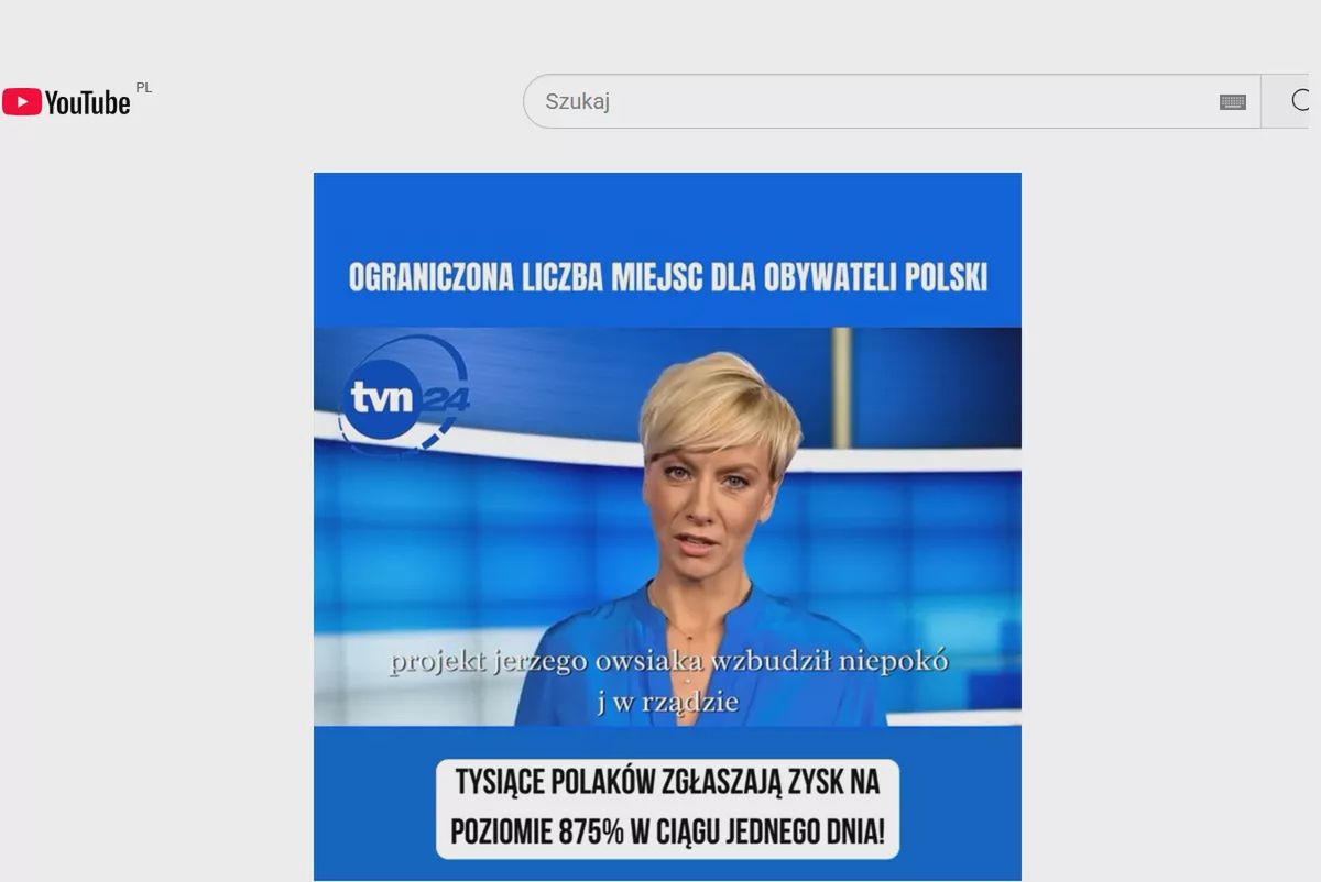YouTube usunął kontrowersyjny kanał podszywający się pod znane media
