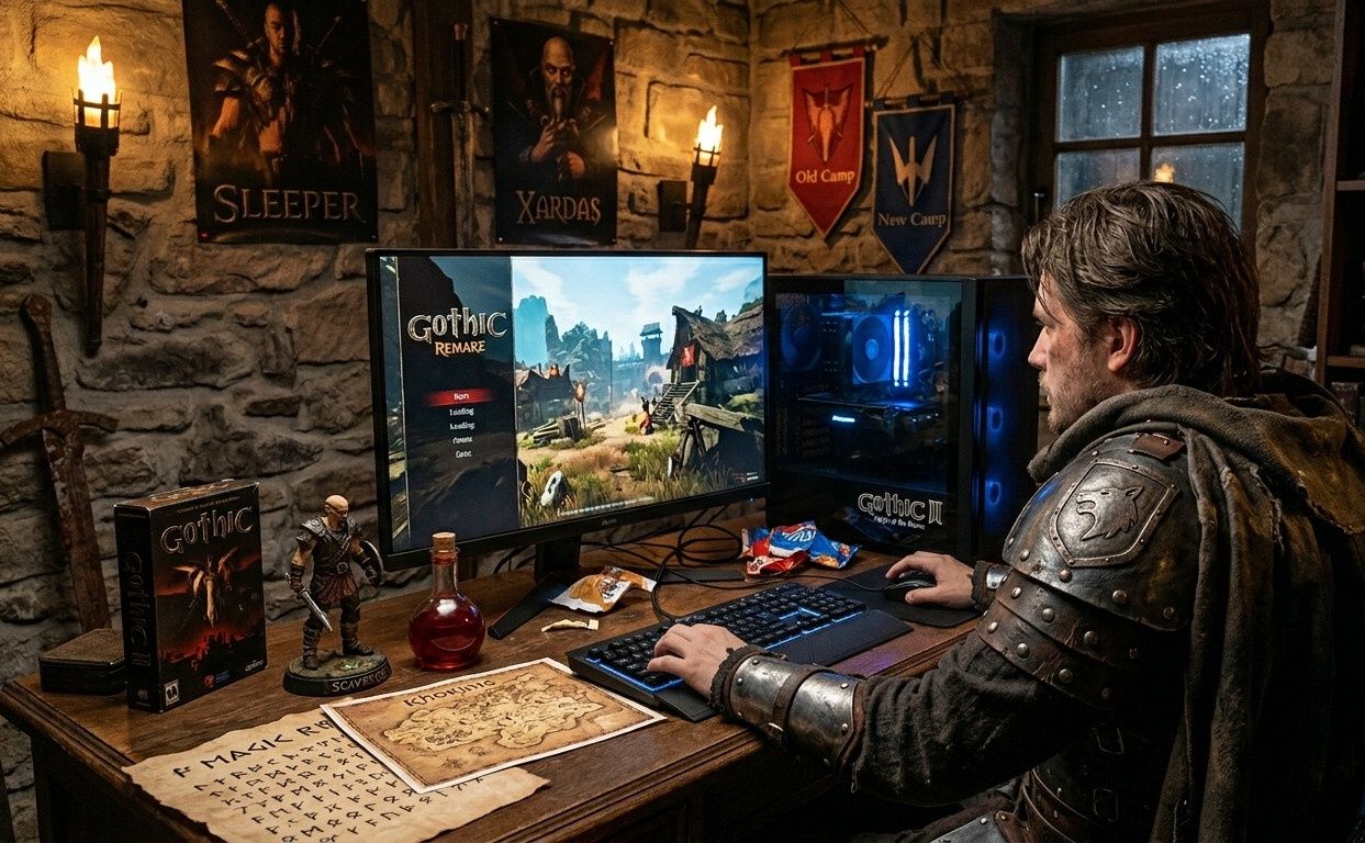 Gothic skończył 25 lat. Czekam na Gothic Remake, ale domyślam się, jak to się skończy