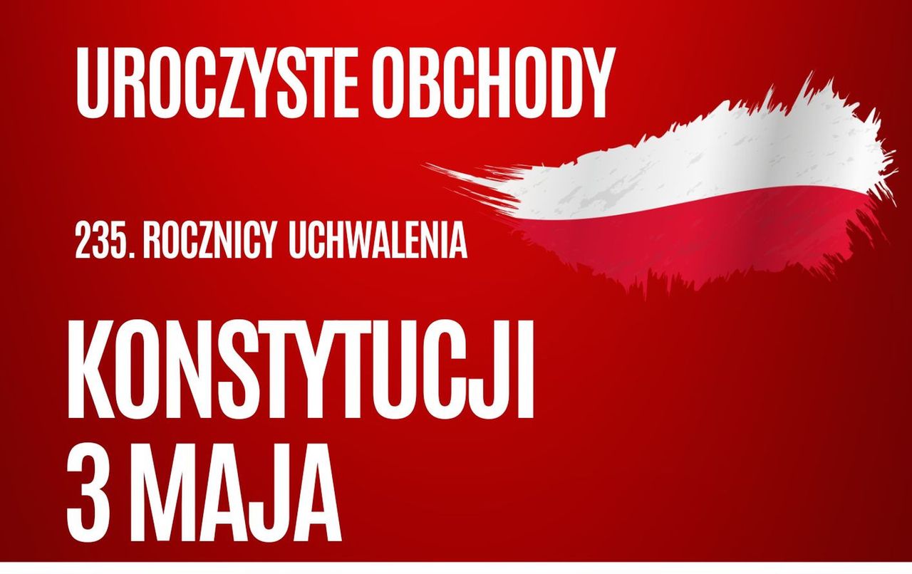 Ostrowiec Świętokrzyski uczci Konstytucję 3 Maja. Będzie msza, przemarsz i patriotyczna uroczystość