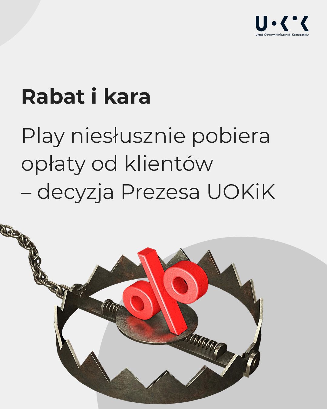 Rabat czy kara? UOKiK: Play niesłusznie pobierał opłaty od klientów. Ponad 108 mln zł kary i zwroty