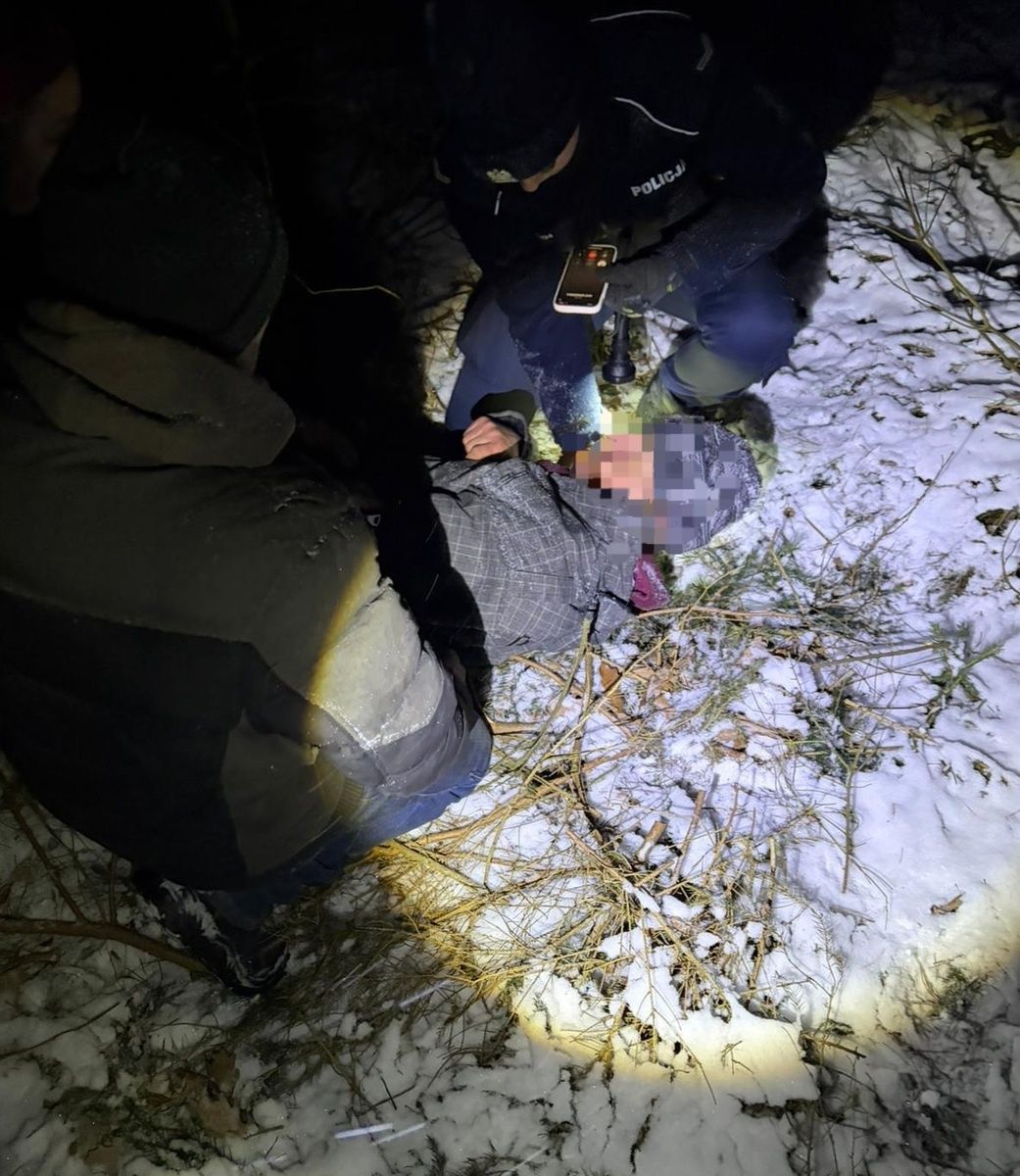 Minuty decydowały o życiu. Opolscy policjanci odnaleźli zaginioną seniorkę i wychłodzonego mężczyznę