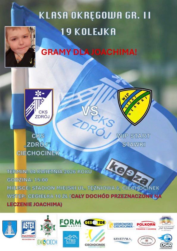 Wielka Sobota pełna dobroci i sportu. Zagrają dla 11-letniego Joachima