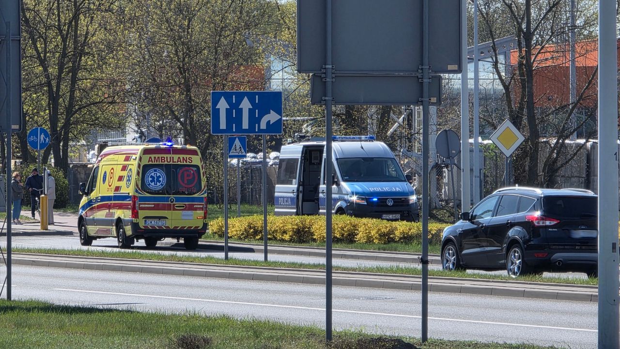Niebezpieczne zdarzenie przy Chopina. Auto kontra rowerzystka