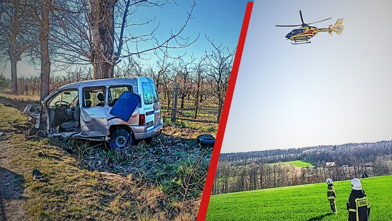 Tragiczny wypadek w Grabionnej: jedna osoba nie żyje, dwie ranne