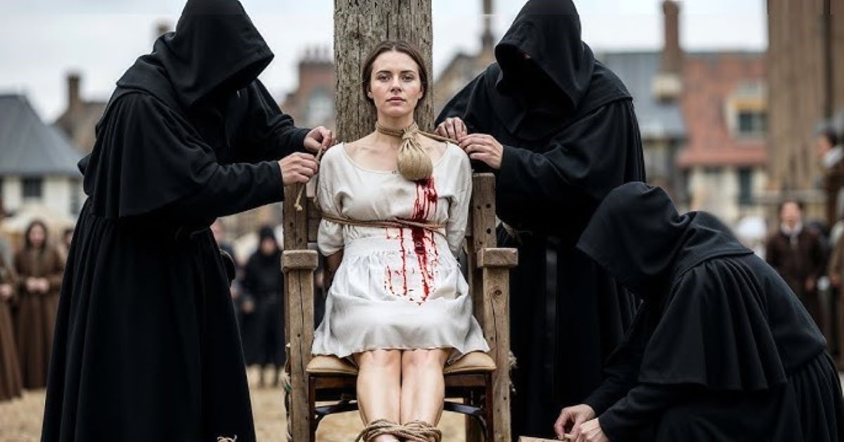 Skazano ją na potworną śmierć. Egzekucja, którą oglądał cały Londyn