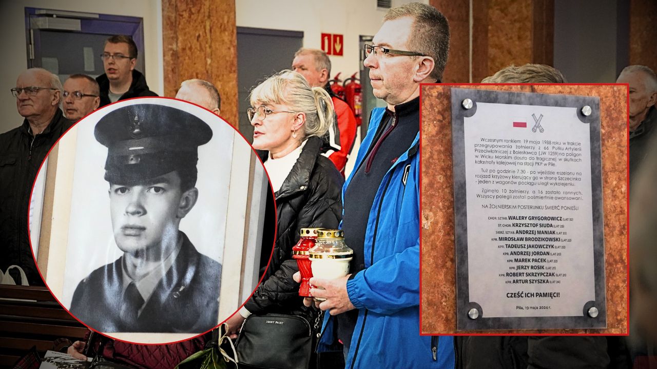 37. rocznica katastrowy kolejowej w Pile