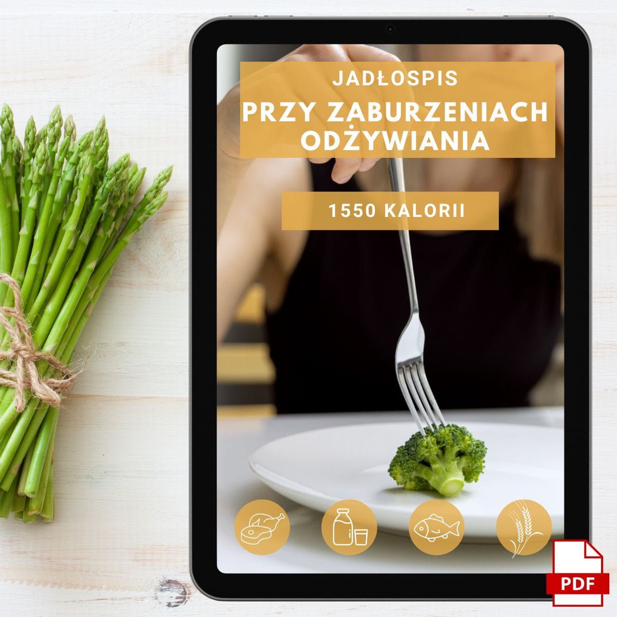 Zbilansowany jadłospis 1550 kcal na 7 dni – dieta ograniczająca zaburzenie odżywiania