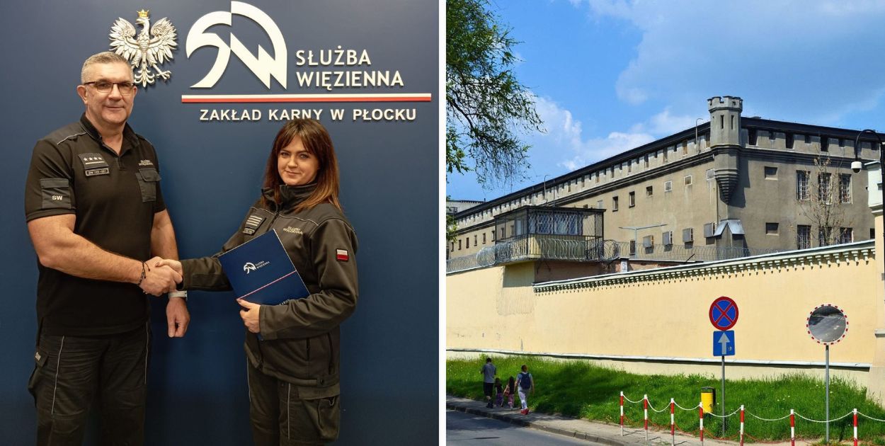 Bohaterska postawa funkcjonariuszki Służby Więziennej z Płocka – przerwała akt przemocy!