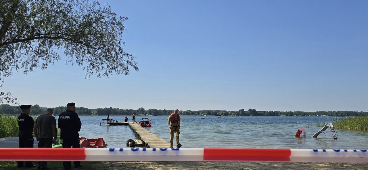 Nadal trwają poszukiwania 20-latka na Jeziorze Białym!