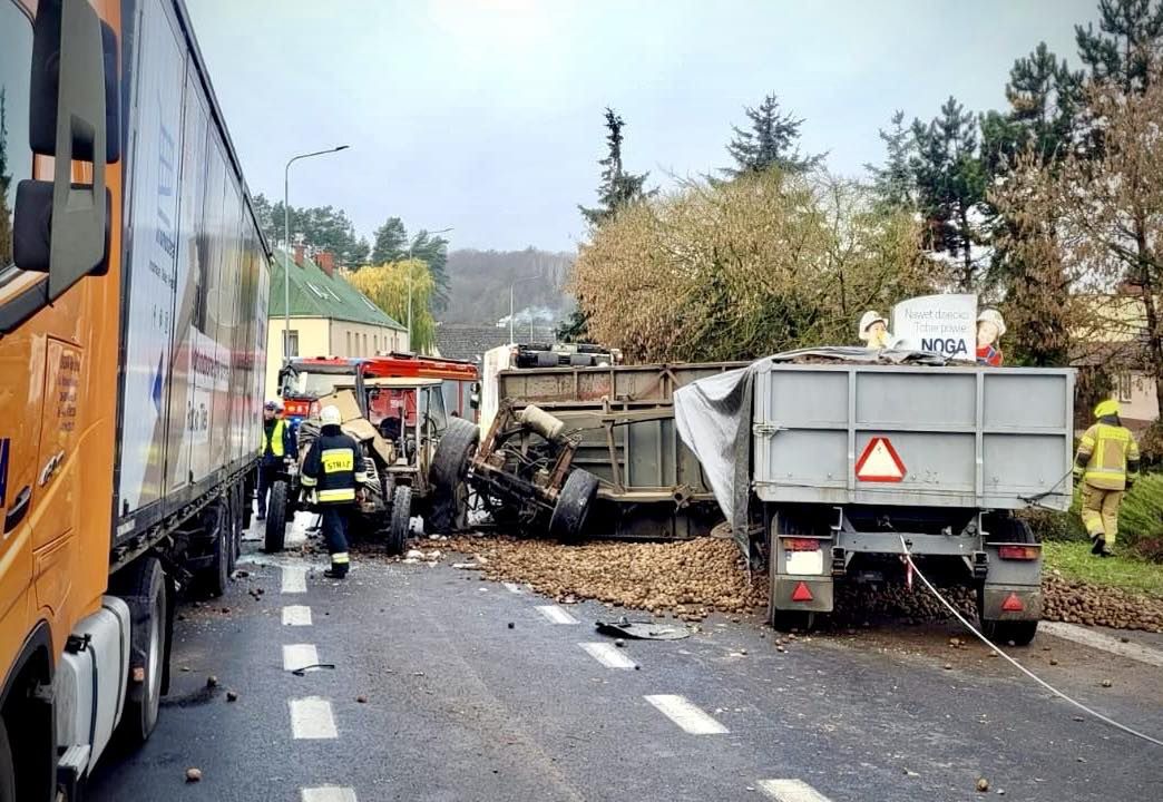 DK11: Droga w Ujściu całkowicie zablokowana