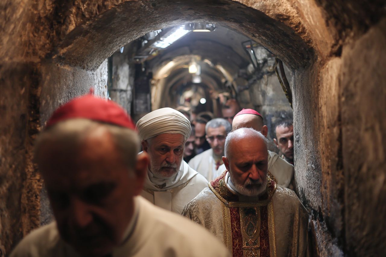 Skandal w Niedzielę Palmową: Izraelska policja nie wpuściła kardynała do Bazyliki Grobu Pańskiego