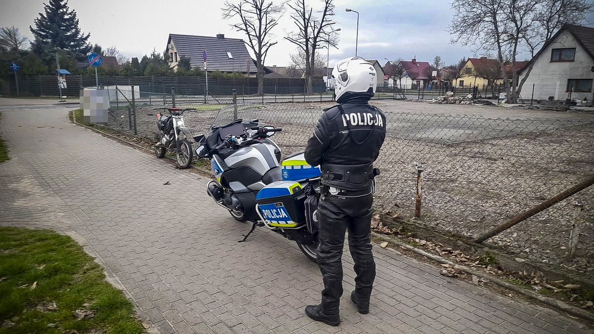 Brawurowa ucieczka motocyklisty w Pile – finał za kratkami!