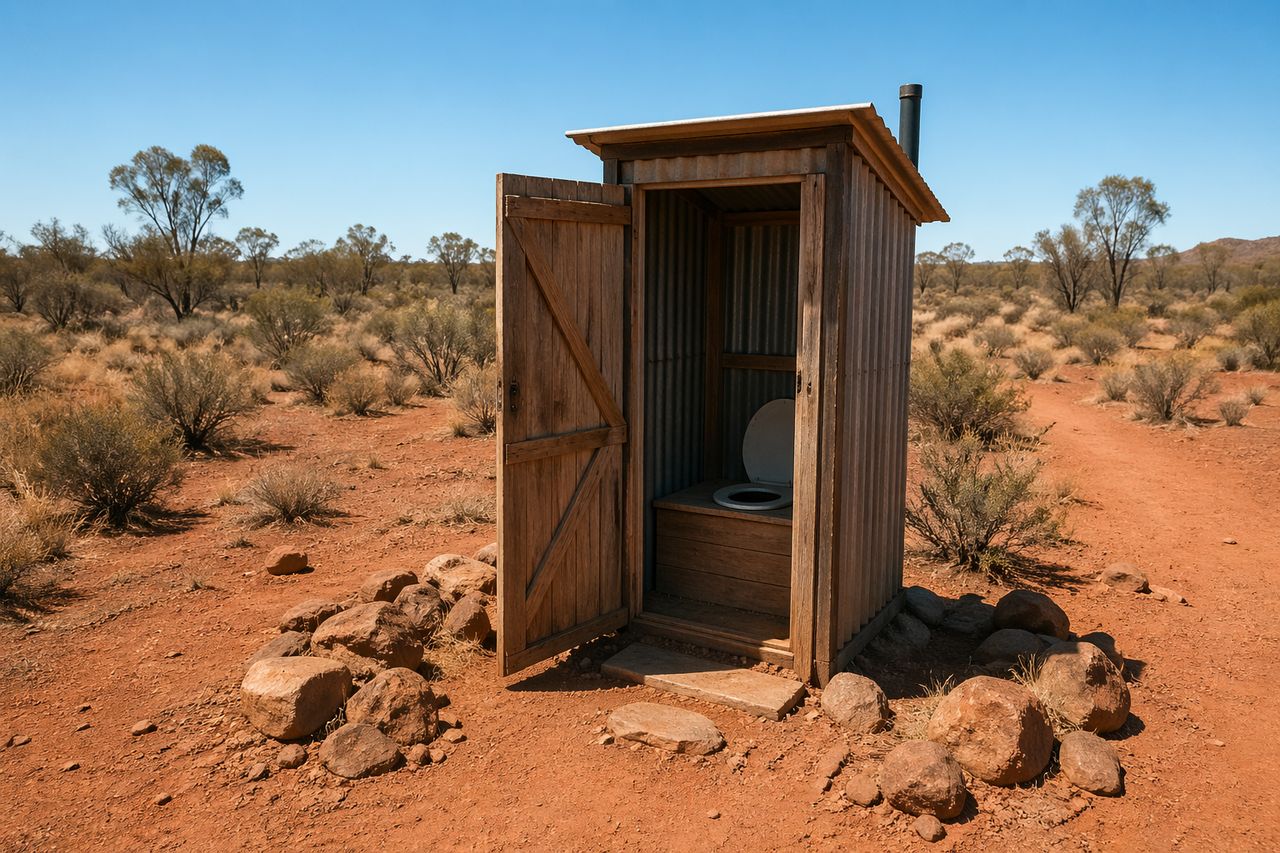 Pułapka w toalecie na środku pustkowia. Kobieta uwięziona w fekaliach przez trzy godziny