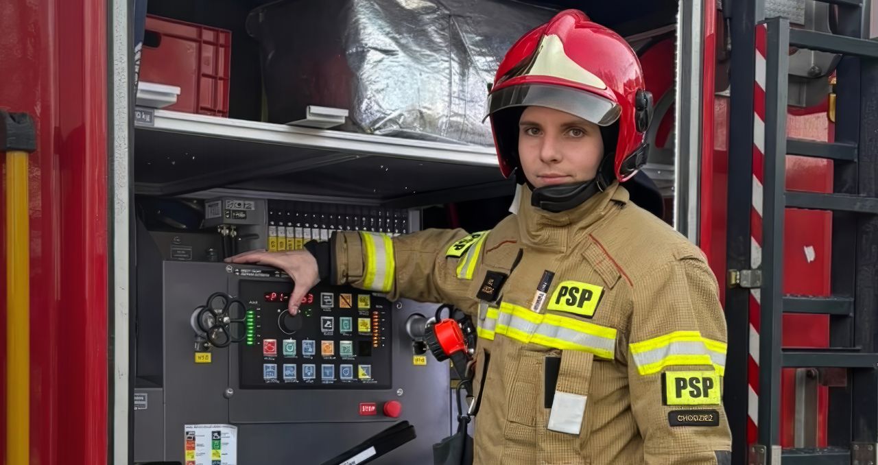 Od OSP do PSP. Druh Kamil Jakubczak rozpoczął pierwszą służbę w JRG Chodzież