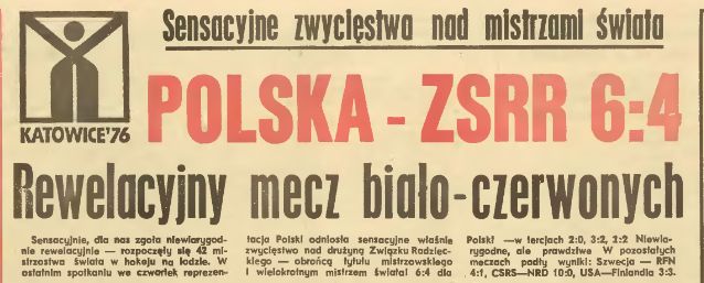Pół wieku od sensacji. Polska-ZSRR 1976: „Chyba nas zlekceważyli”