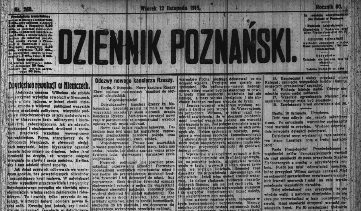 11 listopada w gazetach. Dlaczego nie pisano o „niepodległości?